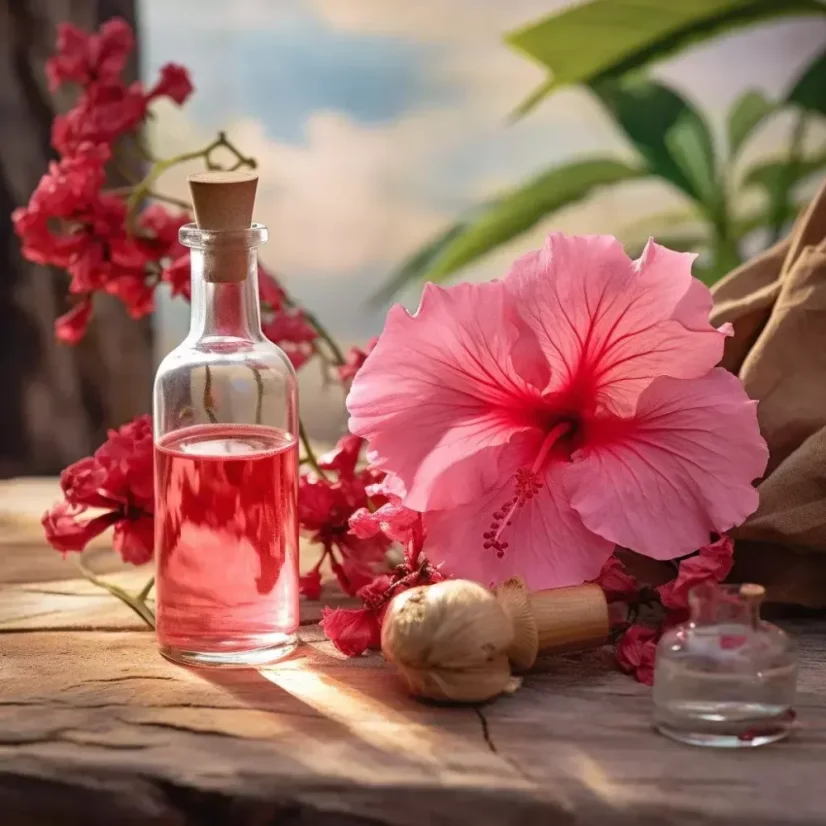 L'hibiscus BIO est une huile infusée 100 % naturelle, idéale pour une utilisation au printemps.
