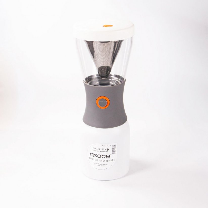 White coffee machine for home cold brew from Asobu.