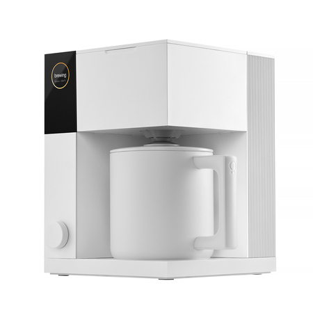 Cafetière filtre Fellow Aiden blanche avec application