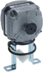 Motor fir Ventilator 10 W 230 V 50/60 Hz, groen Metallmotor mat Montagefüß a wäissem Konnektor Motor fir Ventilator 10 W 230 V 50/60 Hz, groen Metallmotor mat Montagefüß a wäissem Konnektor
