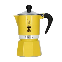 Bialetti Rainbow 3 in gele kleur. Bialetti Rainbow 3 in gele kleur.