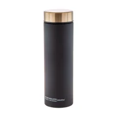 Gourde thermique Asobu Le Baton 500 ml en noir, idéale pour voyager.