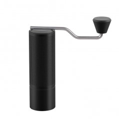 Black manual coffee grinder by Timemore.