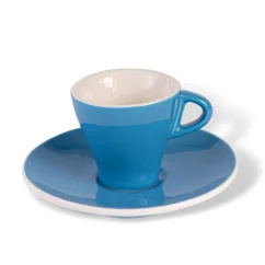 Gardenia cup with saucer, 65 ml, blue