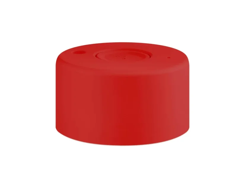 Replacement lid for a high-quality red Frank Green travel mug
