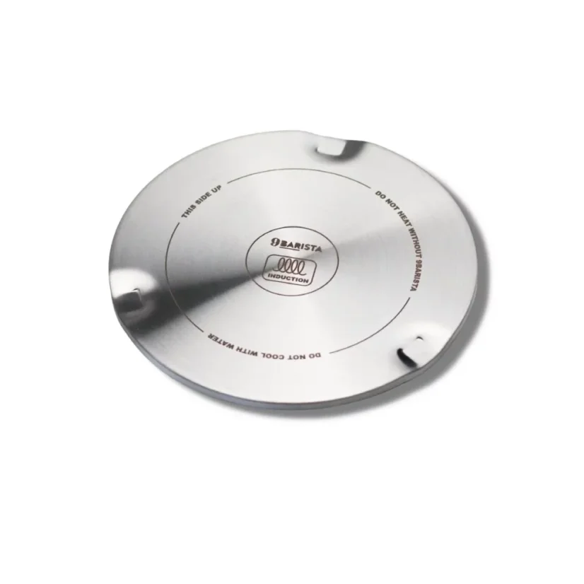 Espresso preparation induction plate for 9Barista coffee maker.