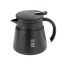Une cafetière Hario Insulated Server V60-02 en acier inoxydable de couleur noire élégante d'une capacité de 600 ml. Une cafetière Hario Insulated Server V60-02 en acier inoxydable de couleur noire élégante d'une capacité de 600 ml.