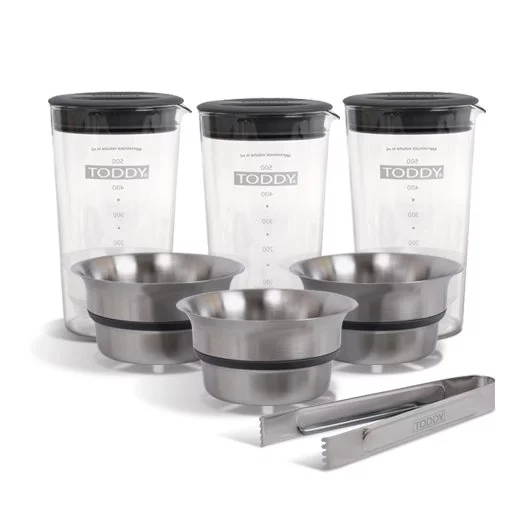 Satz für das Cupping von Cold Brew.