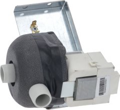 Elektresch Pomp Brema C231267, schwaarz mat Metallmontagegrëff, zwee Plastikstutz an engem Konnektor mam Kabel