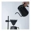 Black Timemore Mini Fish Smart Pour Over Thin kettle with a capacity of 600 ml, ideal for brewing coffee.
