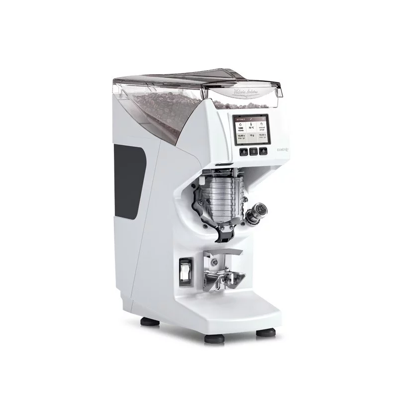 Profesionálny espresso mlynček na kávu Victoria Arduino Mythos 2 s nastaviteľnými otáčkami pre kaviarne a reštaurácie.