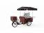 Mobile café on a bike - wooden coffee bike