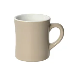 Mug pour filtre et thé Loveramics Starsky de couleur taupe avec une capacité de 250 ml, fabriqué en verre.