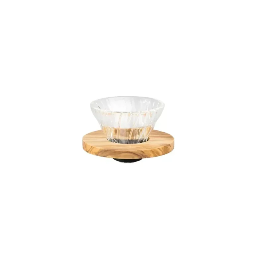 Hario V60-01 skleněný Olive VDG-01-OV