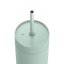Mug isotherme avec paille pour boissons froides de couleur menthe. Mug isotherme avec paille pour boissons froides de couleur menthe.