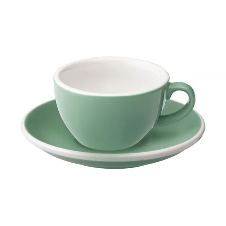 Cup and Saucer Loveramics Egg - Flat White 150 ml - Μέντα