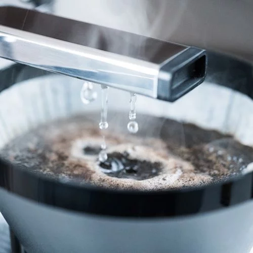 Procesul de extracție a cafelei într-un moccamaster