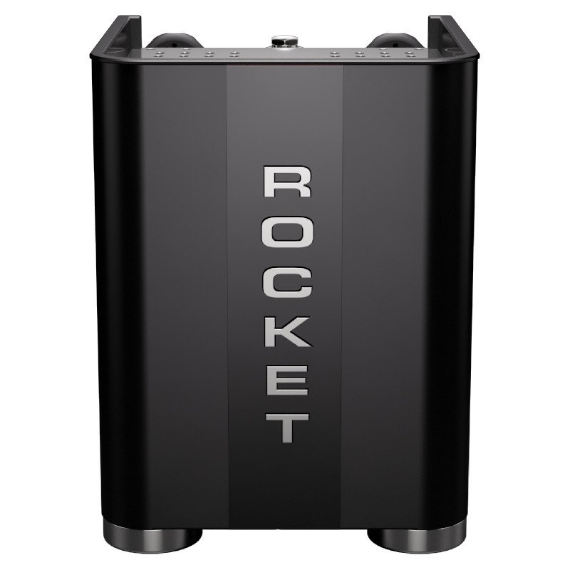 Espressor manual negru Rocket Espresso Appartamento TCA, văzut din spate.