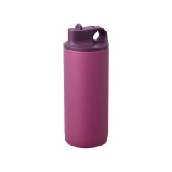 Stylische Kinto Active Thermoskanne in lila. Volumen 600 ml.
