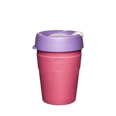 Thermobecher KeepCup Thermal Sweetbay M mit einem Volumen von 340 ml in Rosa, ideal für unterwegs.