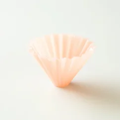 Origami Air plastic dripper in size M. Matte pink finish. Origami Air plastic dripper in size M. Matte pink finish.
