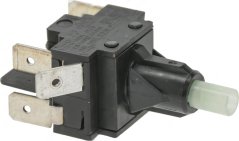 Dräipoleg Dréckknäppchen 16A 250V, schwaarze Schaltmechanismus mat dräi Puer Konnektorstëft an engem duerchschénend wäisse Knäppchen. Dräipoleg Dréckknäppchen 16A 250V, schwaarze Schaltmechanismus mat dräi Puer Konnektorstëft an engem duerchschénend wäisse Knäppchen.