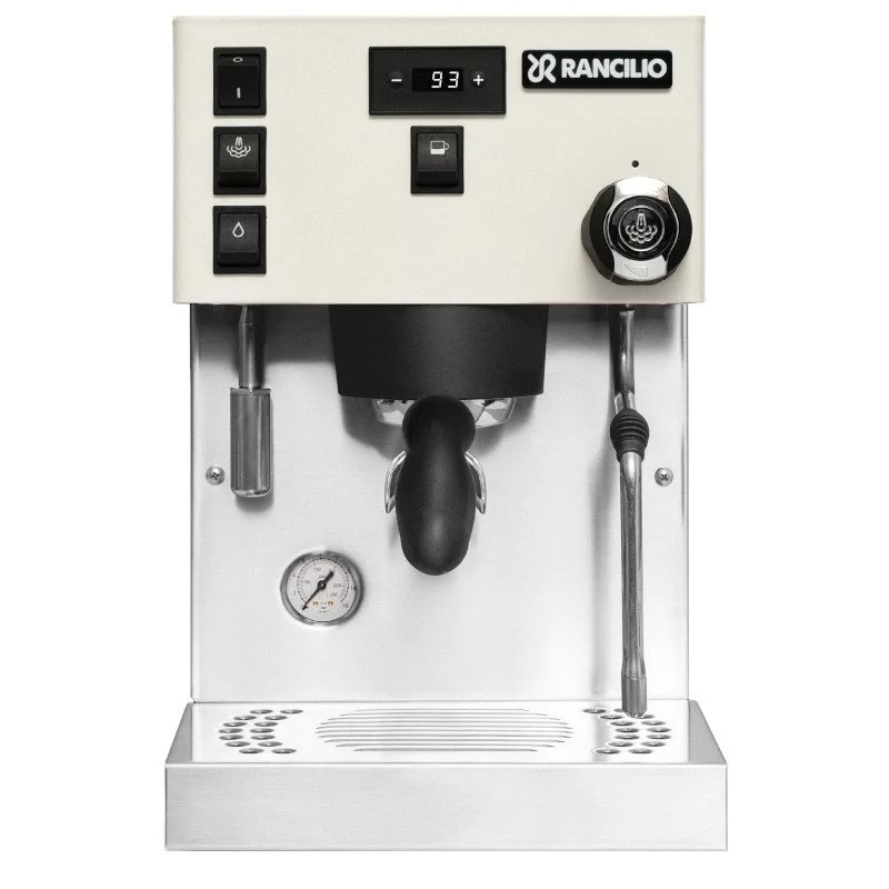 Biely pákový kávovar Rancilio Silvia PRO X.