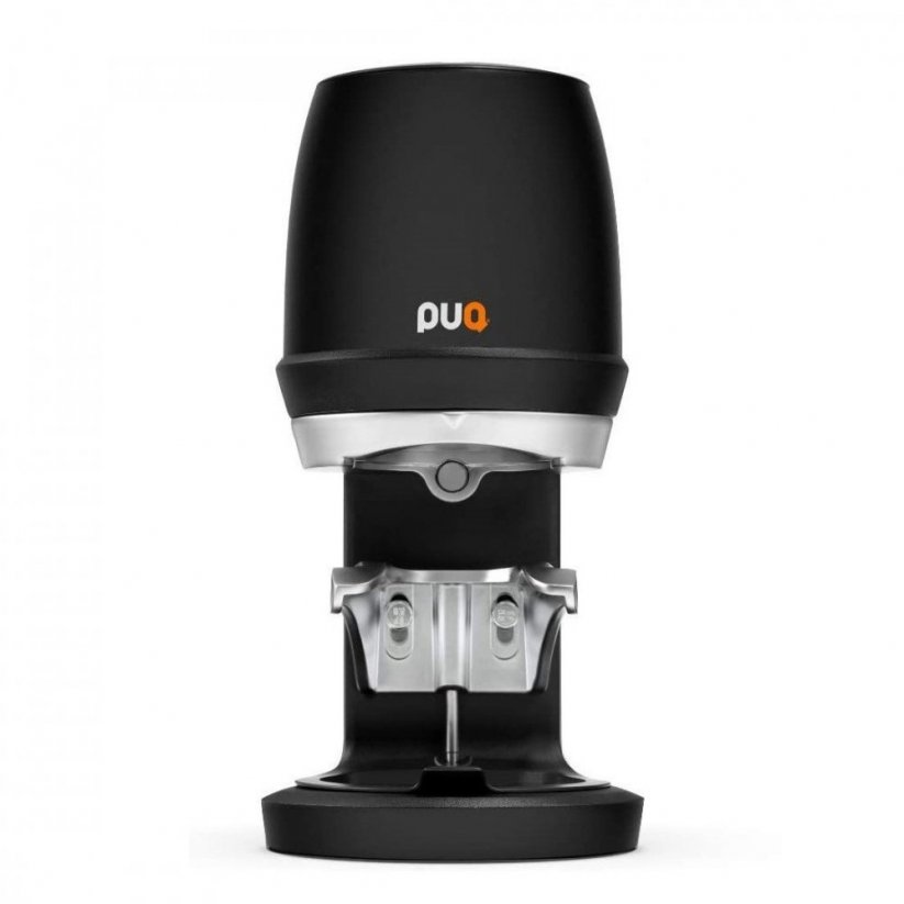 Puqpress Mini voor het automatisch tampen van koffie thuis.