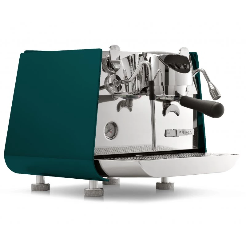 Profesionálny pákový kávovar Victoria Arduino Eagle One Prima v odtieni Cappellini Green s bojlerom o objeme 1,4 litra.