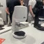 Automatický tamper na kávu Puqpress Mini 58,3 mm v bielej farbe, kompatibilný s kávovarom ECM Classika.
