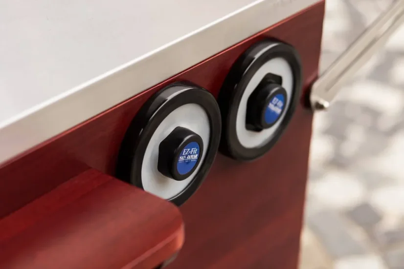 Mobile coffee cart on a bike – coffee bike with cup dispensers