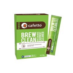 Čistiaci prášok Brew Clean. Balenie obsahuje 12 sáčkov po 10 gramov.
