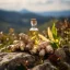 Bottle of Mountain Ginger essential oil with a volume of 10 ml, certified as 100% organic.
