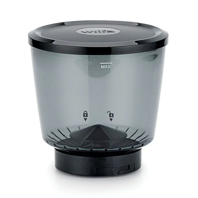 Hopper of the Wilfa Balance CG1B-275 electric grinder.
