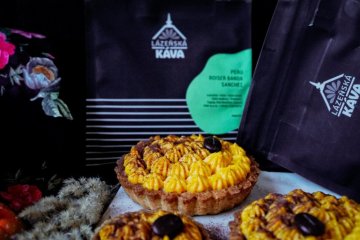 Schmecken Sie den Herbst. Tartalettes mit dem Geschmack von Kürbis Latte