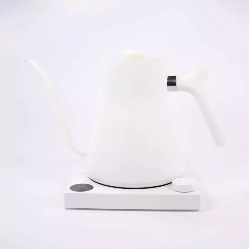 White electric kettle Fellow Stagg on a white background