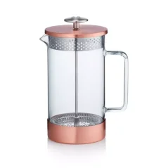 Prensa francesa Barista & Co Core en color rosa con una capacidad de 1000 ml, que permite preparar hasta 8 tazas de café. Prensa francesa Barista & Co Core en color rosa con una capacidad de 1000 ml, que permite preparar hasta 8 tazas de café.
