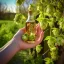 Glass bottle with 100% natural hop essential oil, 10 ml, with an herbal scent. Glass bottle with 100% natural hop essential oil, 10 ml, with an herbal scent.