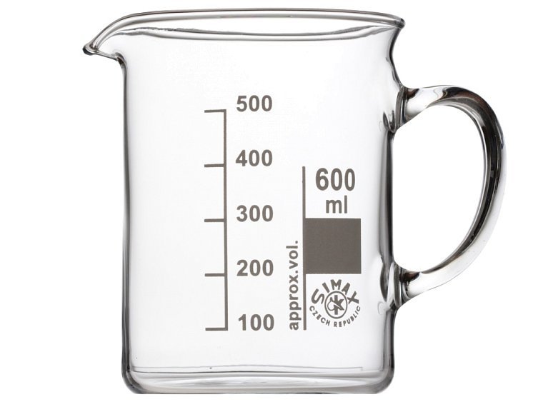 Čaša niska s ručkom 600 ml