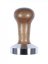 Heavy Tamper Classic Walnut with 55 mm base.