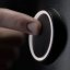 LED backlit button for turning on and off. LED backlit button for turning on and off.
