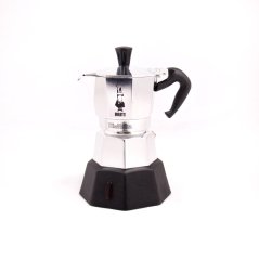 Ezüst elektromos Moka kanna Bialetti Elettrika Standart fűtőegységgel két csésze kávéhoz; Kávéfőzés