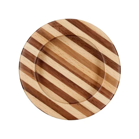 Base en bois brun idéale pour tous les baristas.