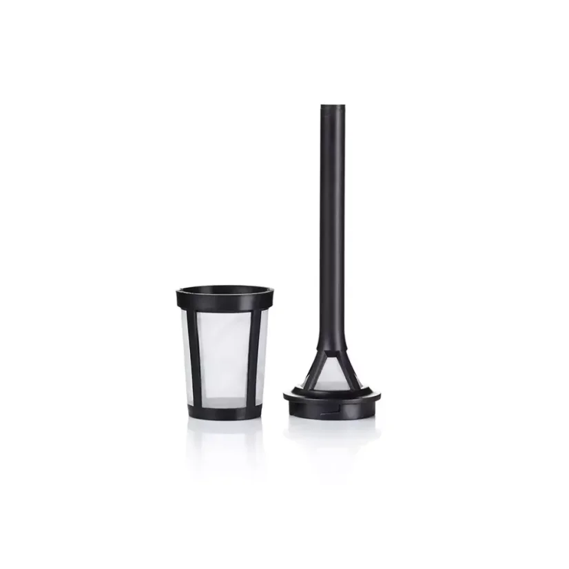 Plastikfilter in schwarzer Farbe