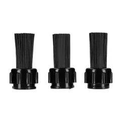 Conjunto de três pontas para escova de limpeza de máquina de café, ideal para manter a sua máquina de café limpa.