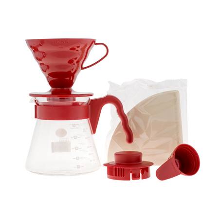 Hario V60 Pour Over Kit - Red
