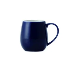 Blue mug for coffee or tea with a capacity of 320 ml. Blue mug for coffee or tea with a capacity of 320 ml.