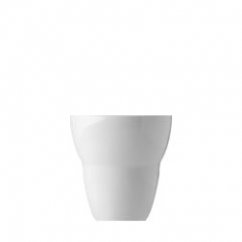 white Basic latte cup
