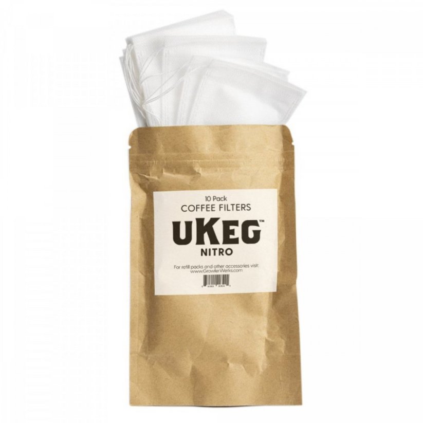 Sacos de papel para café GrowlerWerks uKeg™ Nitro 10 unidades