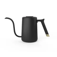 Black Timemore Fish Pure Over electric kettle with a 0.7l capacity